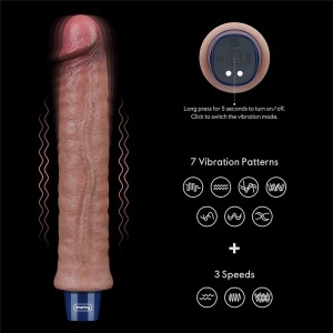 Veliki silikonski vibrator 24cm | 9.5in REAL SOFTEE