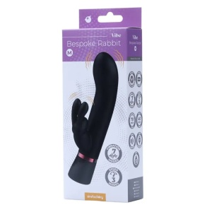 Zeka vibrator | Bespoke Rabbit M Black
