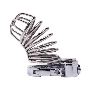 Kavez za penis | Stainless steel cock cage 1 Advanced Locking Mechanism