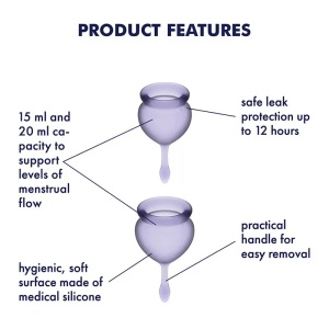 Menstrualne čašice | Satisfyer Menstrual Cups