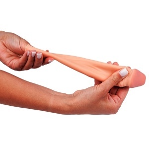 Realisticna navlaka za penis 17.5cm i lubrikant | KOMBINUJ I UŠTEDI 140