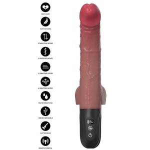 Realistični vibrator sa pomeranjem | Realistic Thrusting and Wiggling Vibrator