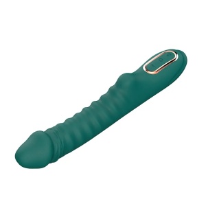 Rebrasti silikonski vibrator | Enyalius Green