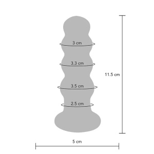 Stakleni analni dildo sa vibracijom | Radiant Vibrating Glass Plug