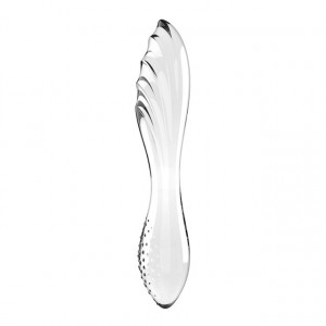 Stakleni Dildo | SATISFYER Dazzling Crystal Glass Dildo Transparent 1