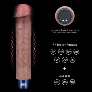Veliki silikonski vibrator 23cm | 9in REAL SOFTEE