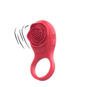 Vibro prsten | Vibrating Rose Cock Ring