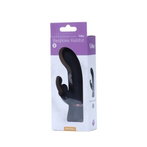 Zeka vibrator | Bespoke Rabbit S Black