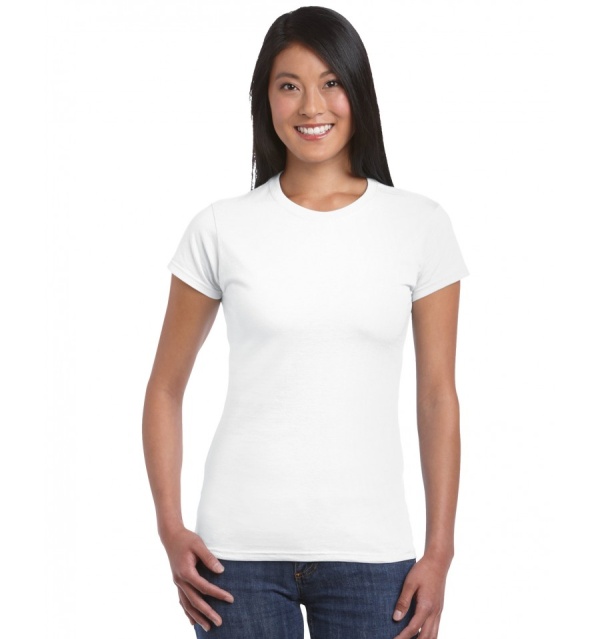 TRICOU damă alb GILDAN SoftStyle ®