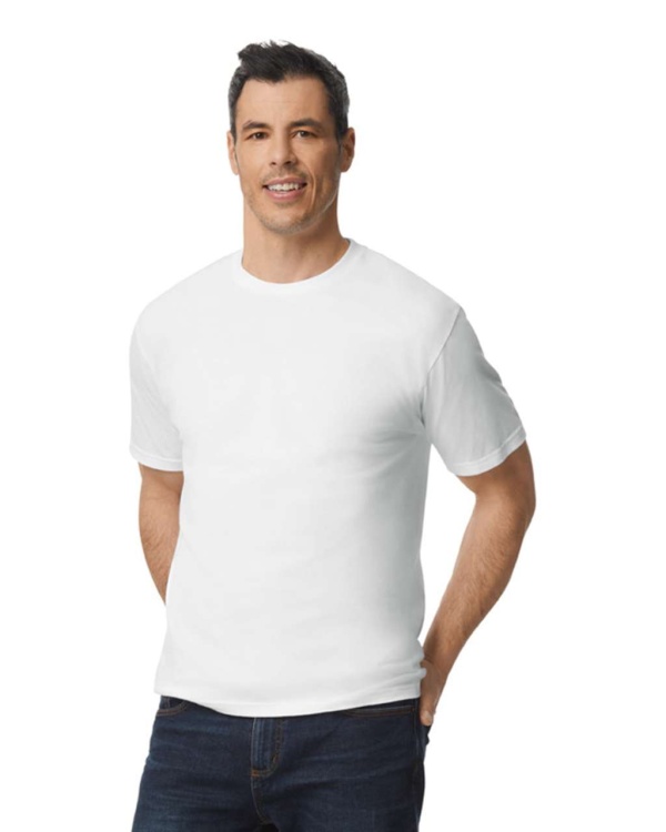 TRICOU GILDAN MidWeight ® alb