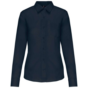 Camasa femei cu maneca lunga navy bleumarin Kariban Jessica