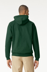 SF500 forest green - Hanorac cu gluga si buzunar Gildan Midweight - verde forest - unisex, oversize - ADOR.ro