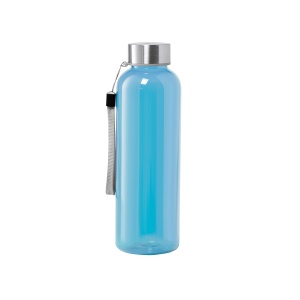 Sticlă incolor albastru deschis din RPET 600ml - bidon plasticpentru evenimente - depozit Ador.ro