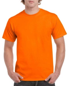 Tricou simplu la baza gatului orange neon pentru barbati gi5000 - echipament lucru - Depozit ADOR.ro