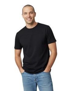 TRICOU bumbac adulti GILDAN MidWeight ® negru