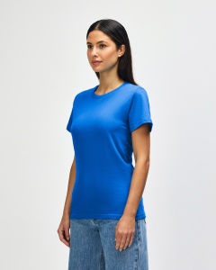 TRICOU bumbac dama GILDAN Midweight albastru royal