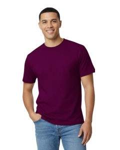 TRICOU bumbac unisex GILDAN MidWeight ® visiniu maroon