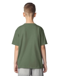 TRICOU copii bumbac GILDAN Softstyle® verde militar / kaki - tricou pentru personalizari - 64000b - depozit en-gros ADOR.ro