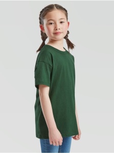 TRICOU copii verde bottle FRUIT of the LOOM Valueweight