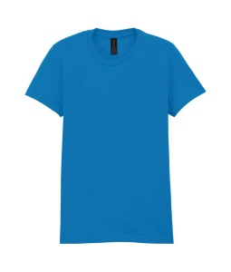 Tricou dama bumbac Gildan Midweight cu maneca scurta albastru sapphire