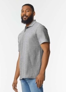 TRICOU POLO bumbac GILDAN Softstyle® gri sport