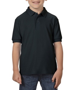 TRICOU POLO copii Gildan Pique negru
