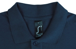 Tricou cu maneca scurta, polo, bumbac, barbati Sols Perfect Men navy