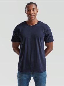 Tricou simplu bumbac barbati/ unisex albastru navy Fruit of the Loom Valueweight