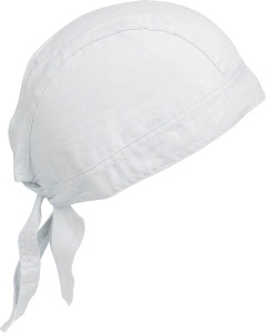 Bandana alba K-up crem pentru bucatarie/restaurant - boneta ehipament / uniforma lucru - ADOR.ro