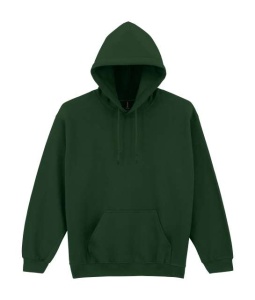 Hanorac cu gluga barbati Gildan Heavy Blend 4XL 5XL verde inchis forest 18500 - ADOR.ro