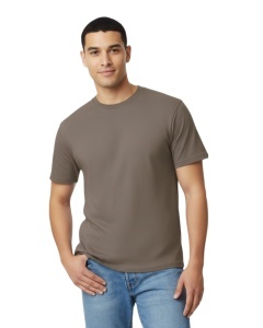 TRICOU bumbac unisex GILDAN MidWeight ® maro savanah