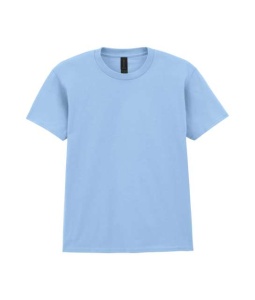 Tricou copii bumbac Gildan Midweight albastru light