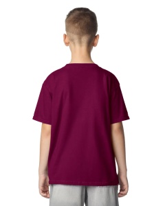 TRICOU copii bumbac GILDAN Softstyle® maroon - tricou basic pentru personalizari - 64000b - depozit en-gros ADOR.ro