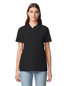 Tricou dama polo GILDAN Softstyle® negru