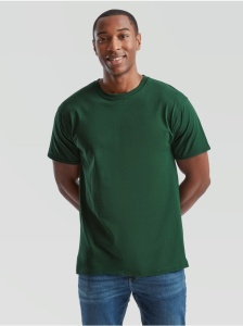 TRICOU verde kelly unisex FRUIT of the LOOM Valueweight - Img 12