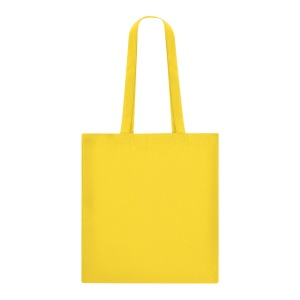 Sacosa basic bumbac bretele lungi 140g Turkal galbena ieftina - geanta pentru imprimat - ADOR.ro