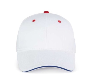 Sapca unisex alba din bumbac K-up Orlando 011