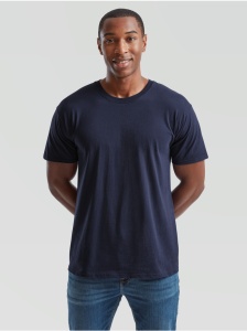 Tricou simplu bumbac barbati/ unisex albastru navy Fruit of the Loom Valueweight