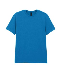 Tricou bumbac marime mare 3XL 4XL 5XL ALBASTRU SAPPHIRE