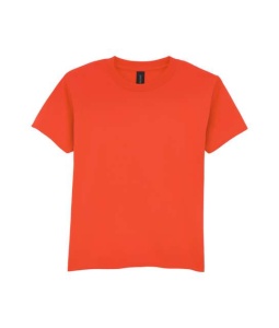 Tricou copii bumbac Gildan Midweight orange portocaliu