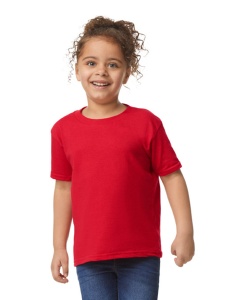 Tricou la baza gatului din bumbac pentru copii rosu 2 ani 3 ani 4 ani 5 ani Gildan Toddler