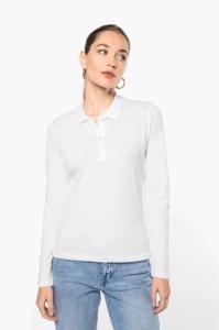 Tricou dama polo cu maneca lunga Kariban