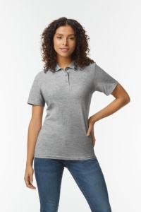 Tricou dama polo GILDAN Softstyle® gri sport