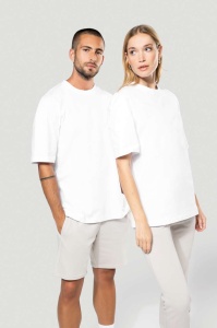 Tricou oversize alb unisex Kariban