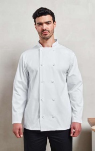 Tunica bucatar alba cu maneca lunga - S, M, L, XL, XXL Premier - uniforma chef bucatar - echipament restaurant