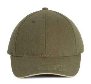 Sapca unisex kaki din bumbac K-up Orlando 011
