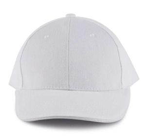 Sapca unisex alba din bumbac K-up Orlando 011