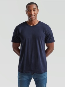 TRICOU albastru navy FRUIT of the LOOM Valueweight bumbac barbati
