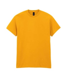 Tricou simplu la baza gatului galben gold pentru barbati gi5000 - echipament lucru
