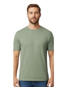 TRICOU bumbac unisex GILDAN MidWeight ® verde sage
